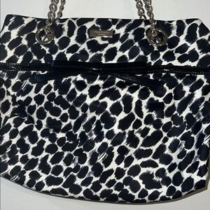 Kate Spade Black and White Patterned Shoulder Bag